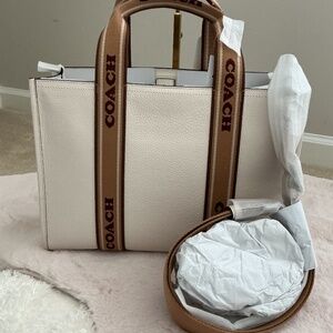 COACH LARGE SHOULDER BAG WITH CROSSBODY STRAP NWT